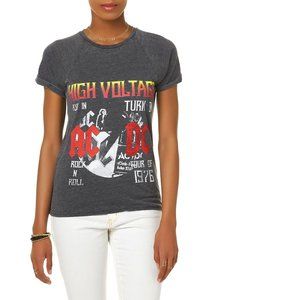 AC/DC Tour of 1976 Poster Logo metal rock Official T-Shirt M NWT